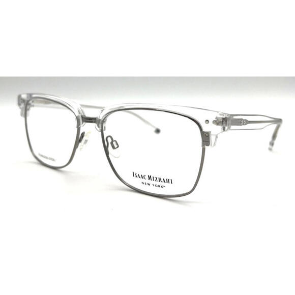 NEW ISAAC MIZRAHI IM36005 CL CLEAR AUTHENTIC EYEGLASSES 58-18-150,New Products : American Fashion Style Bags On Sale